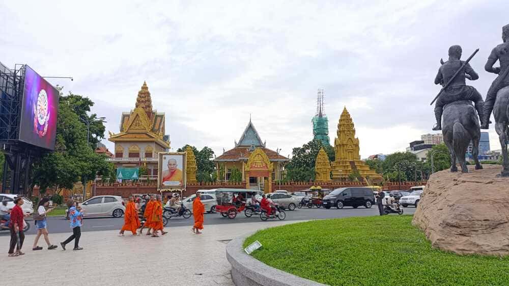 a wat in Cambodia