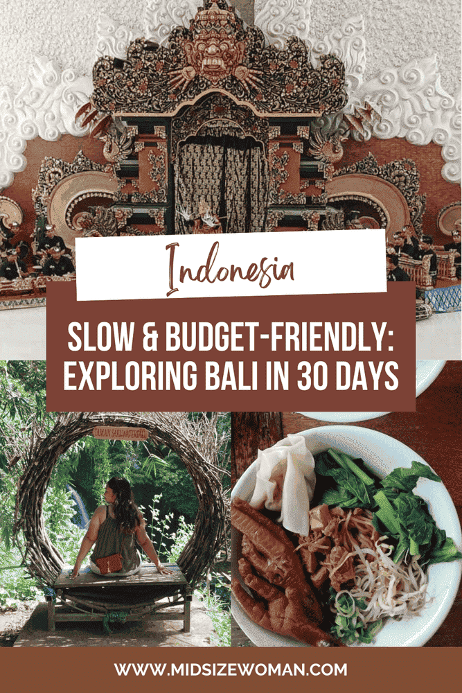 Bali on budget pins