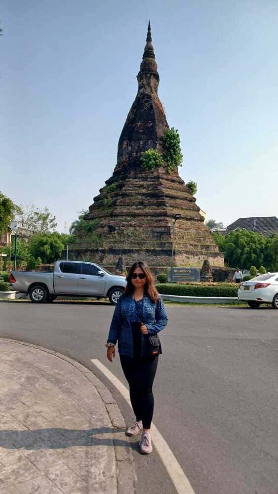 Black temple in Vientiane
