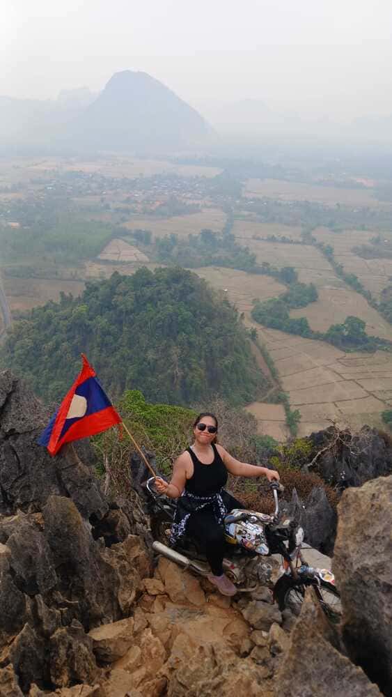 Namxay viewpoint in Vang Vieng