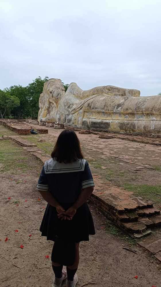sleeping Buddha in Ayutthaya