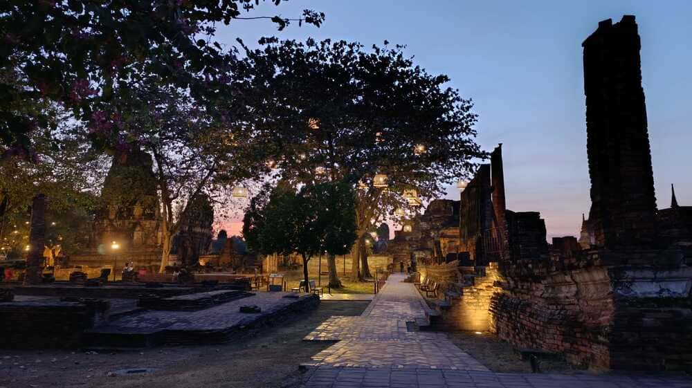 Sunset in Ayutthaya