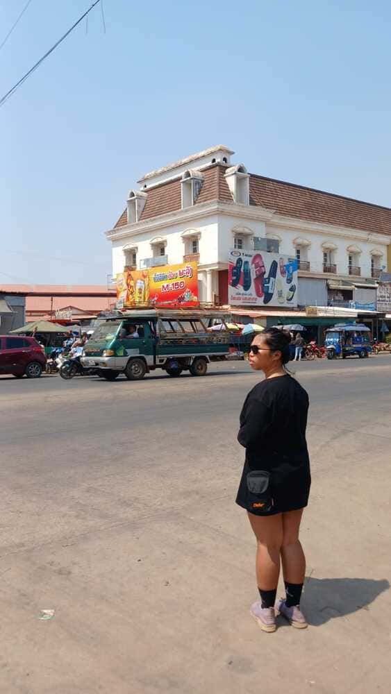 traditional market in Pakse