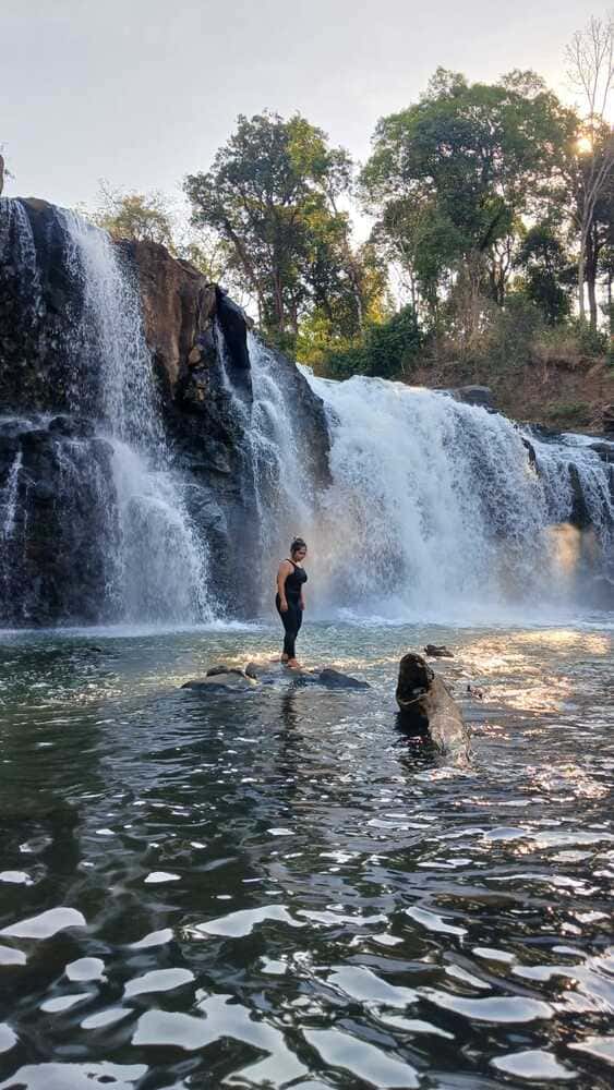 Yulli in Tad Lo waterfall