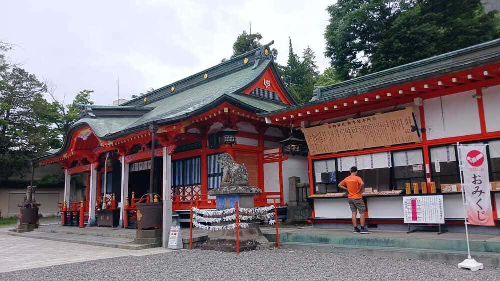 a Shrine in Matsumoto