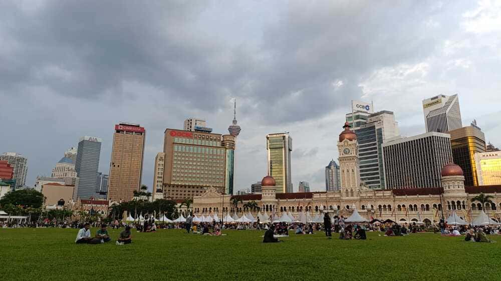 The Merdeka Square area is rich with colonial-era buildings and national landmarks.