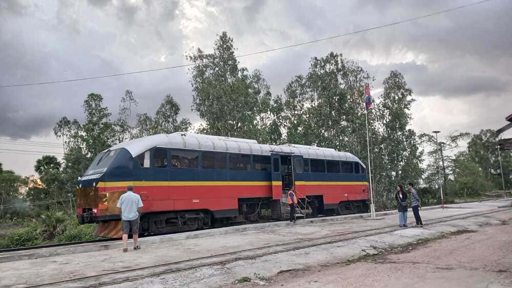 train in Cambodia