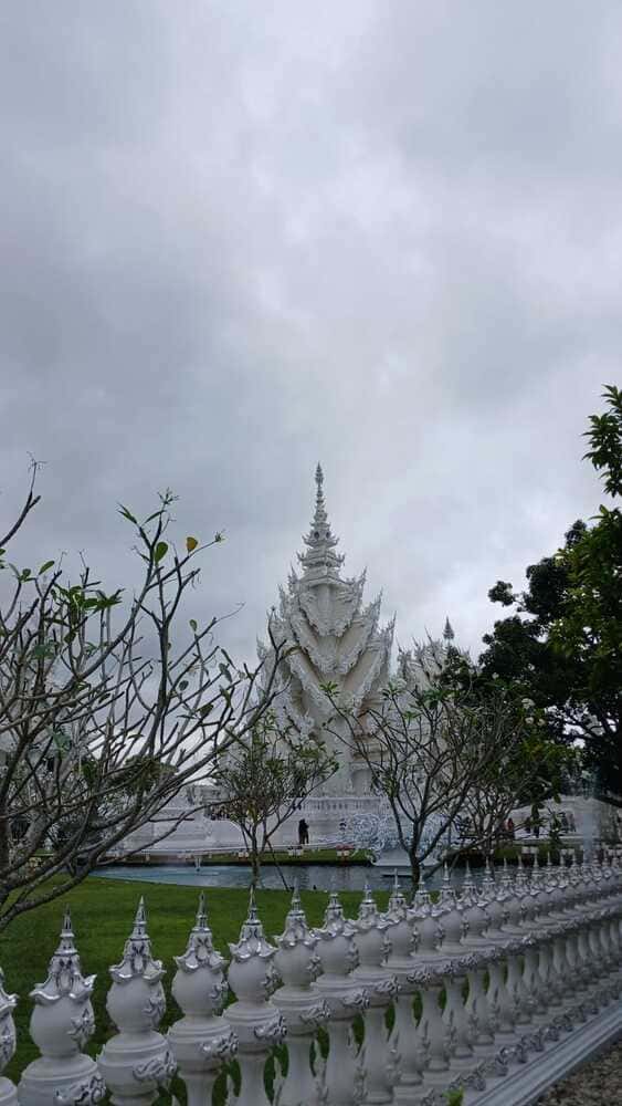 White temple in Chiang Rai