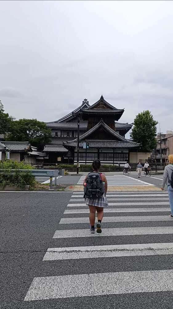 arrived in Kyoto