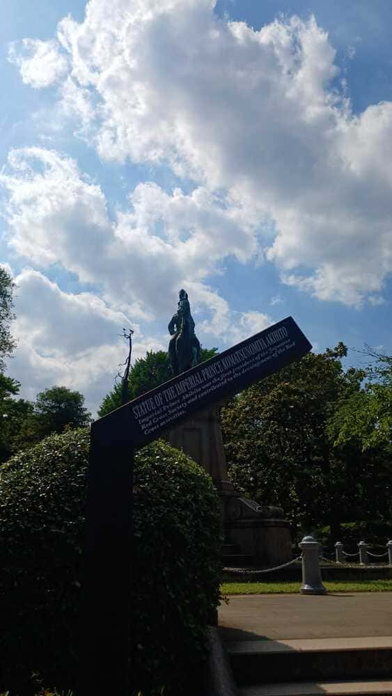 Prince Komatsu in Ueno Park