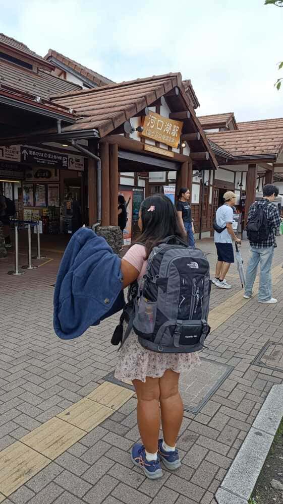 Fuji Kawaguchiko Station.