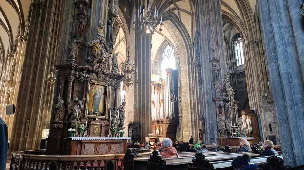 inside the St. Stephen’s Cathedral