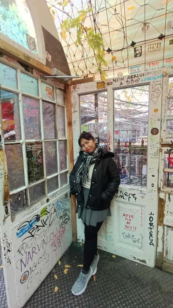 A famous ruin bar in Pest, Budapest