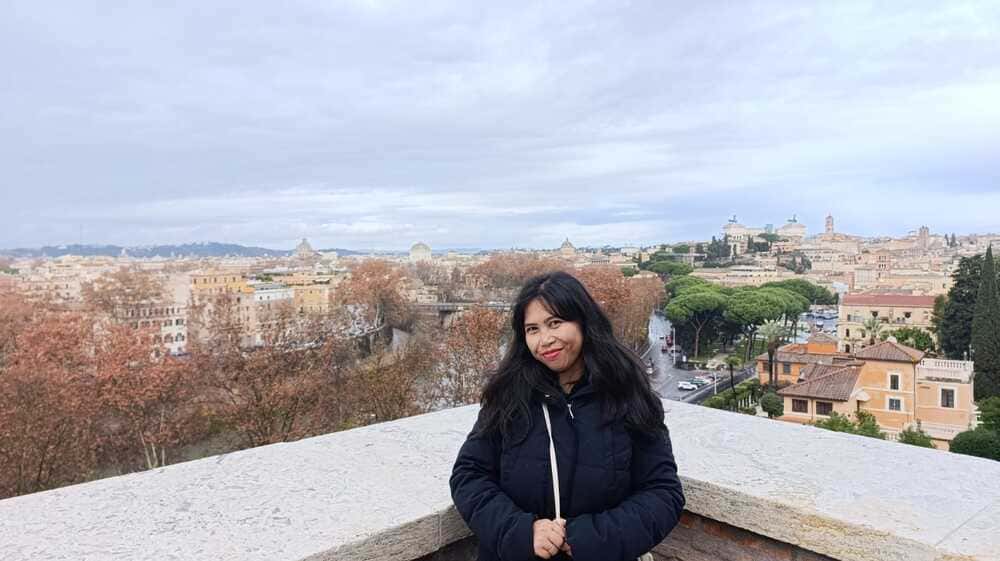 View from Giardino degli Aranci in Rome