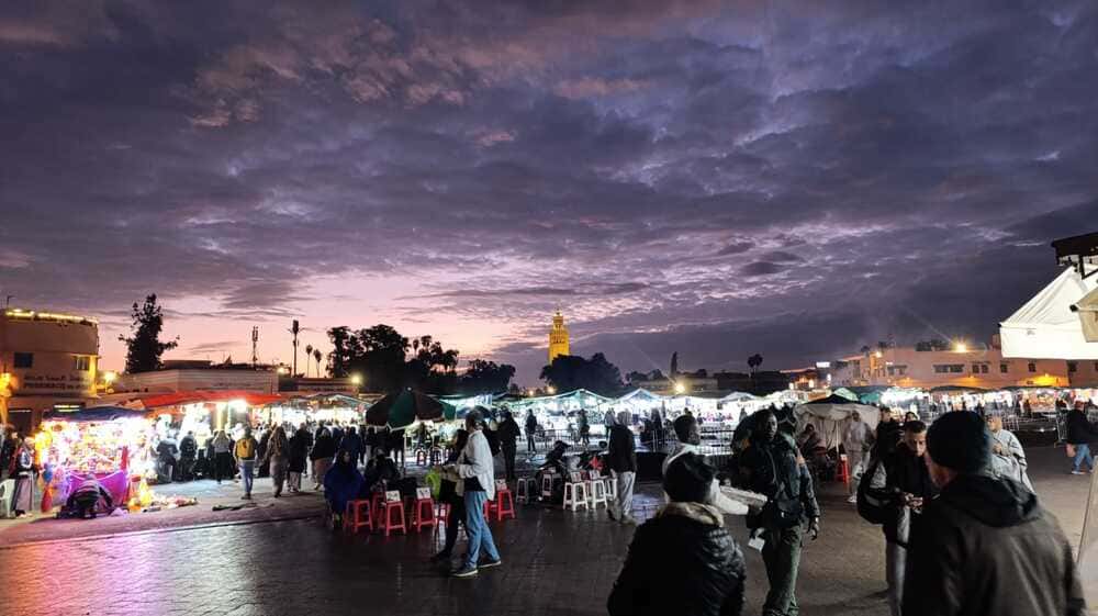 Jemaa el-Fnaa square in Marrakech