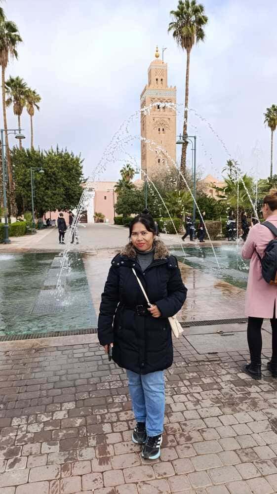 Koutoubia Mosque park area