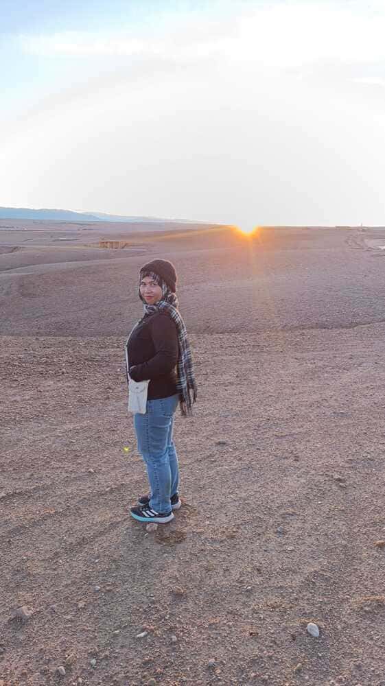 Sunset view in Agafay desert