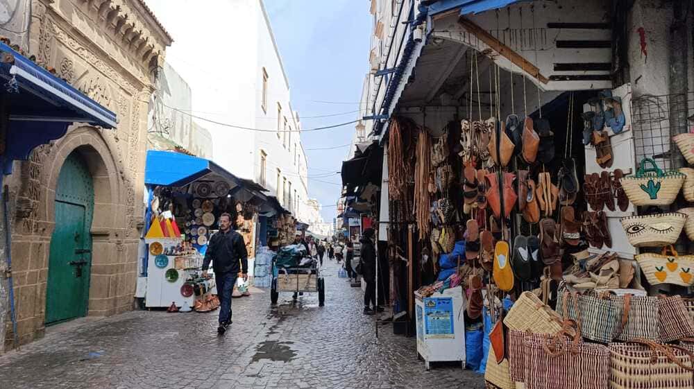 the souk in Essaouira