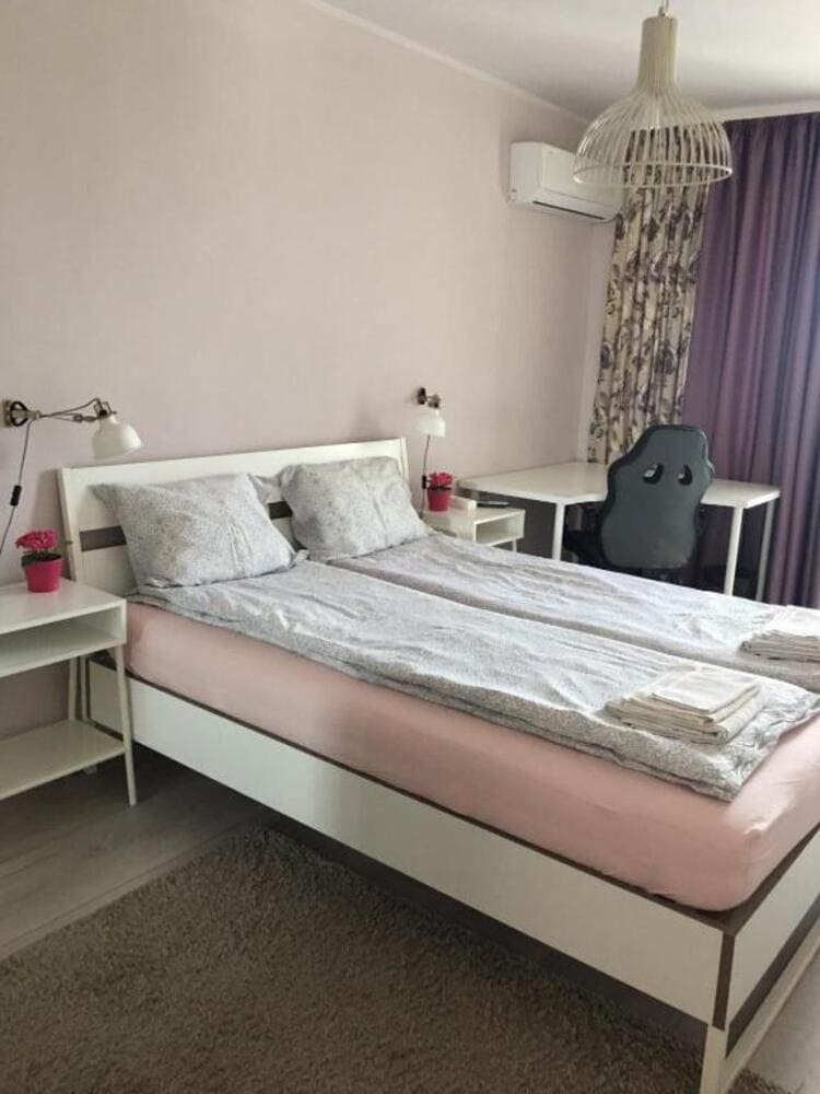 Cozy bedroom in a Sofia apartment