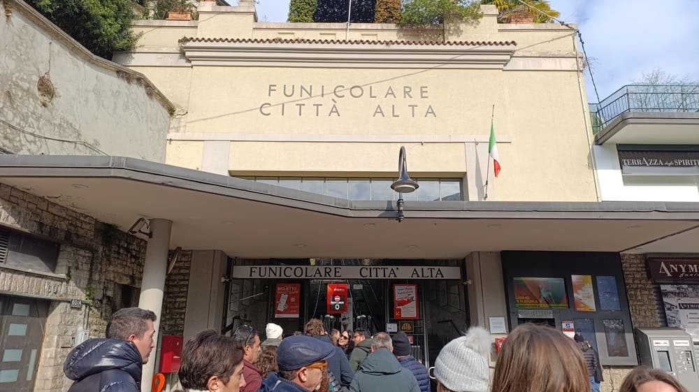 Funicular to Città Alta