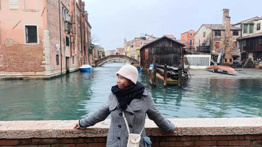 A view of Venice streets and canals