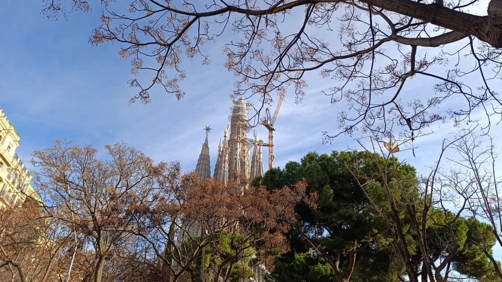 Sagrada Família in Winter
