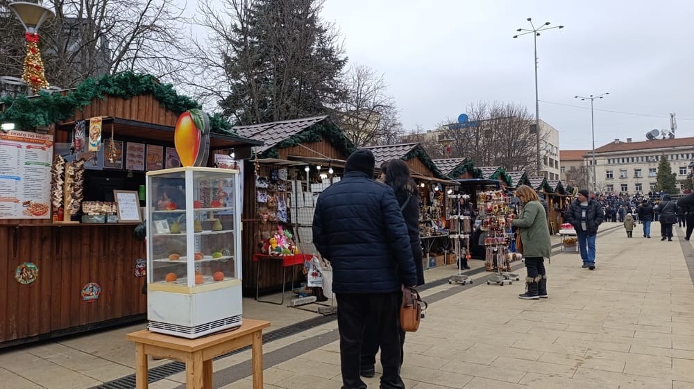 The bazaar in Surva festival in Pernik