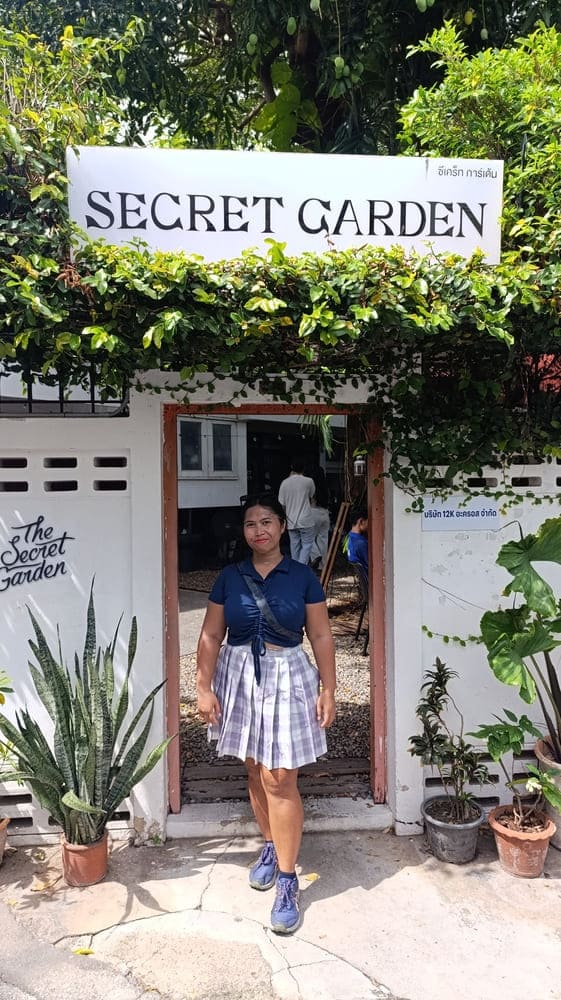 Secret garden cafe in Songkhla
