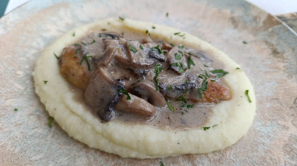 Potato with mushroom