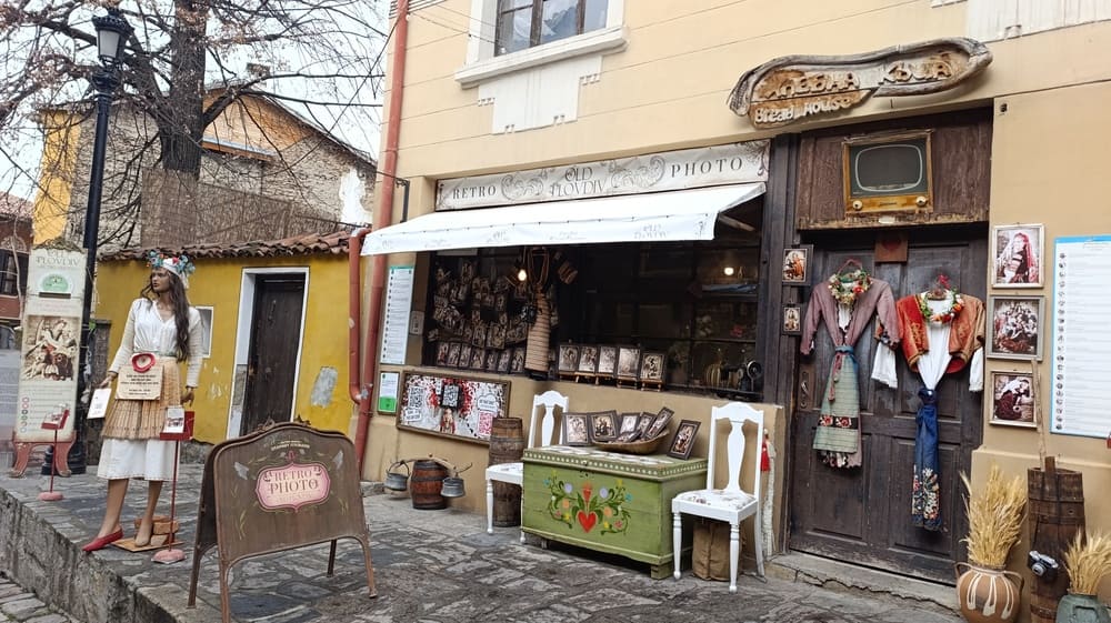 Souvenir store in Plovdiv