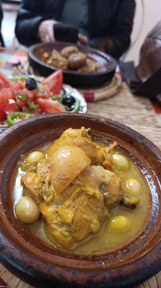 Chicken tagine in Morocco