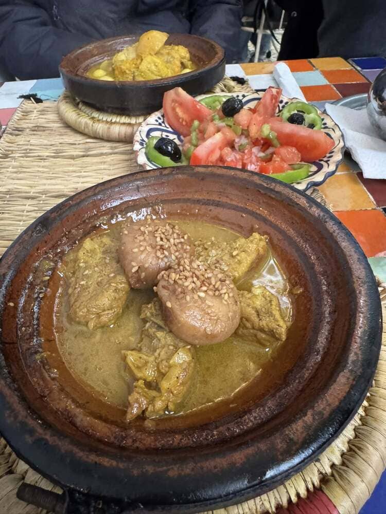 Chicken tagine with preserved lemon and olives