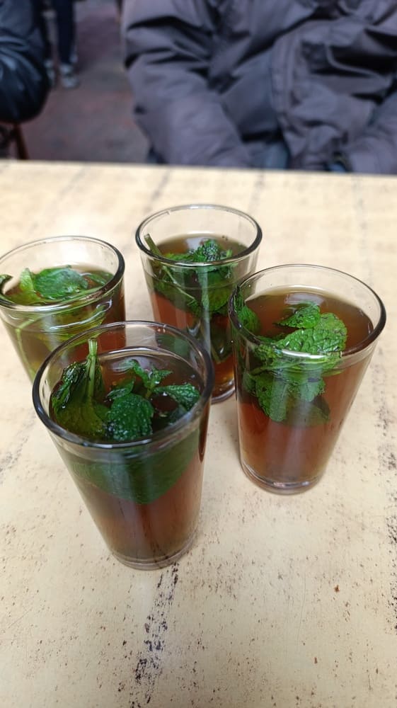 Moroccan mint tea