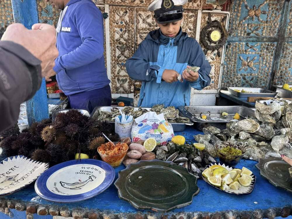 Seafood in Essaouira 