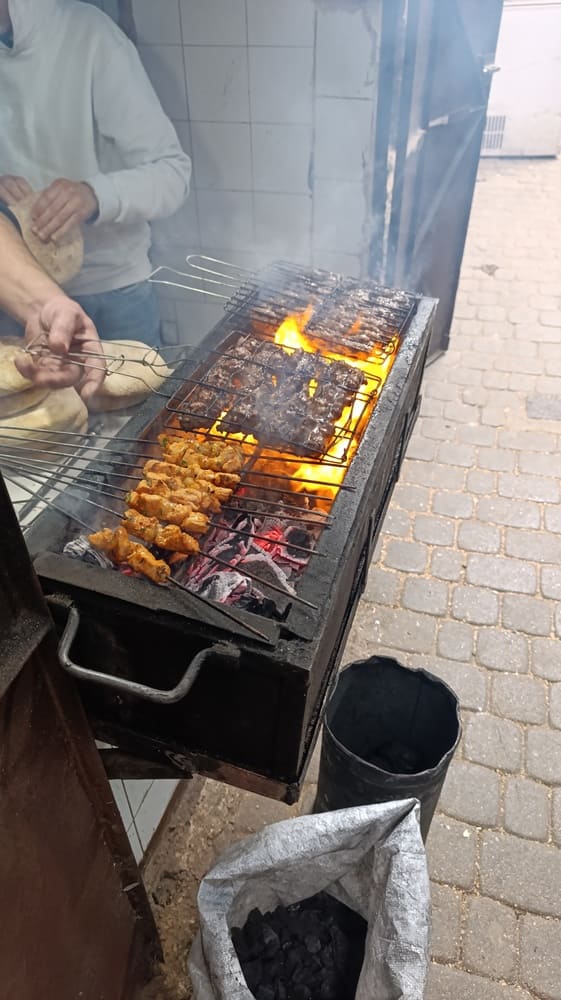 Skewers in Fes Medina